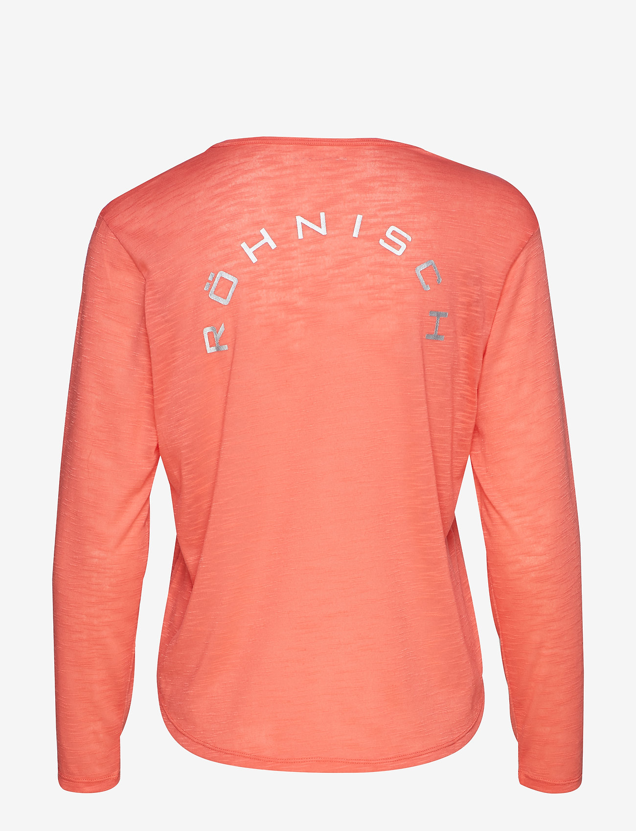 Röhnisch - Sheer Long Sleeve Top - coral - 1