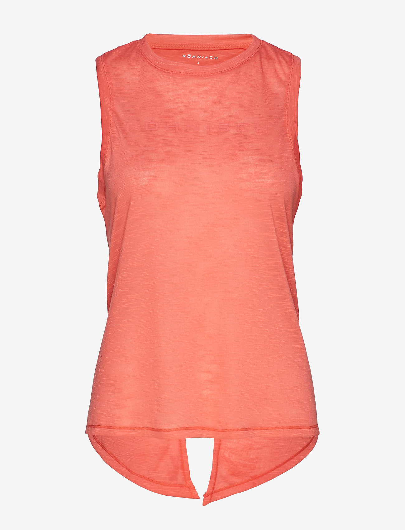 Open Back Singlet - CORAL