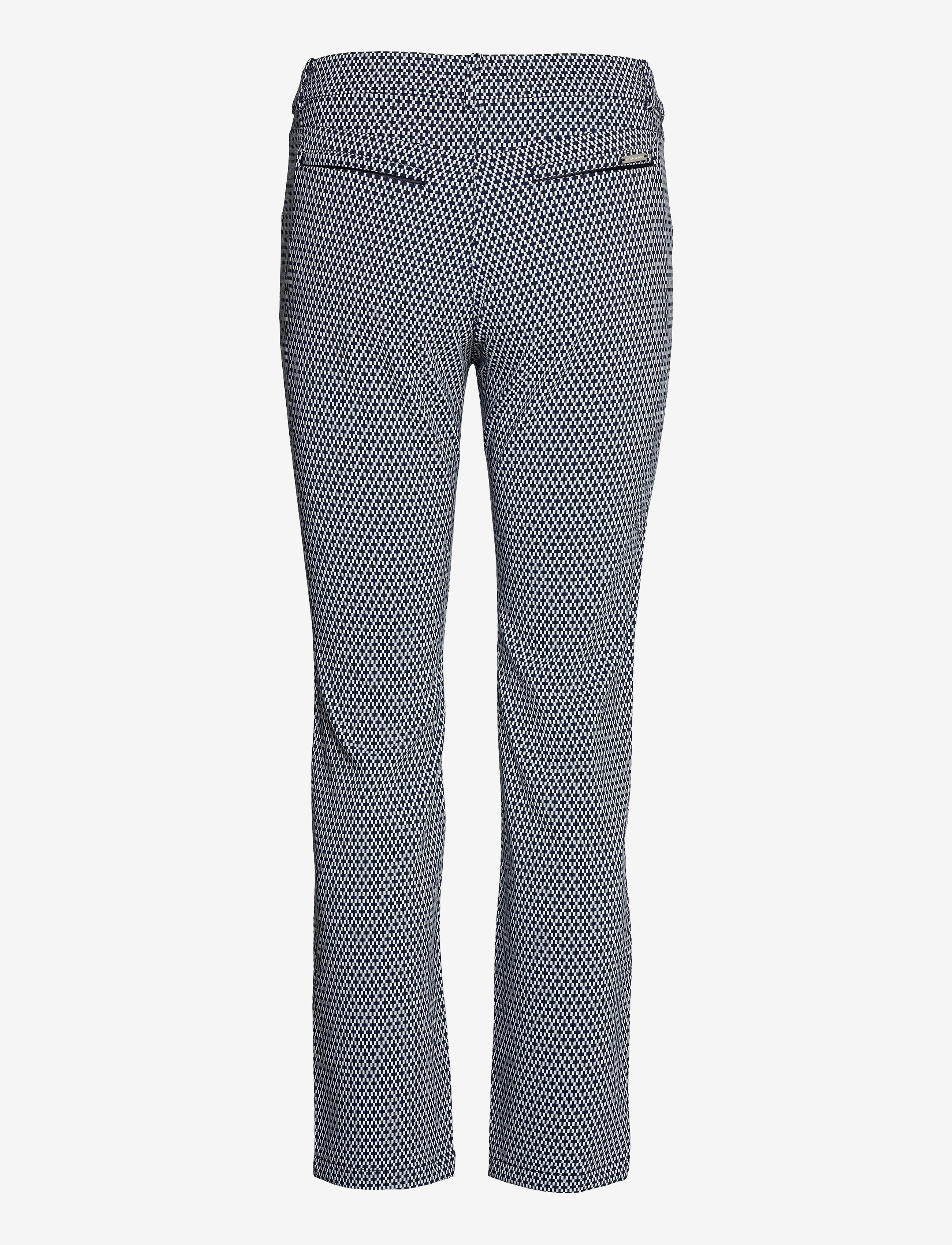 Röhnisch - Smooth Pants - navy/fog check - 1