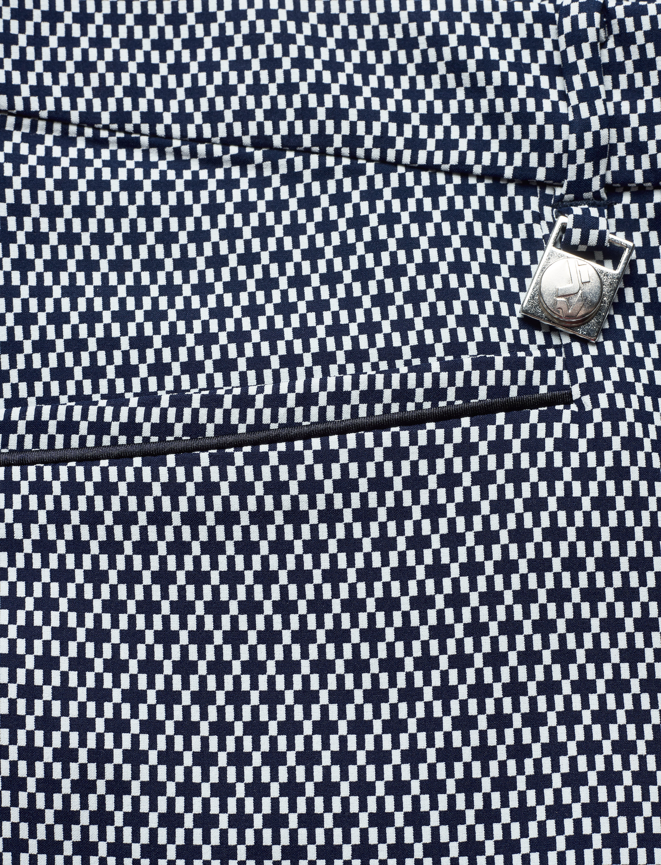 Röhnisch - Smooth Pants - navy/fog check - 2