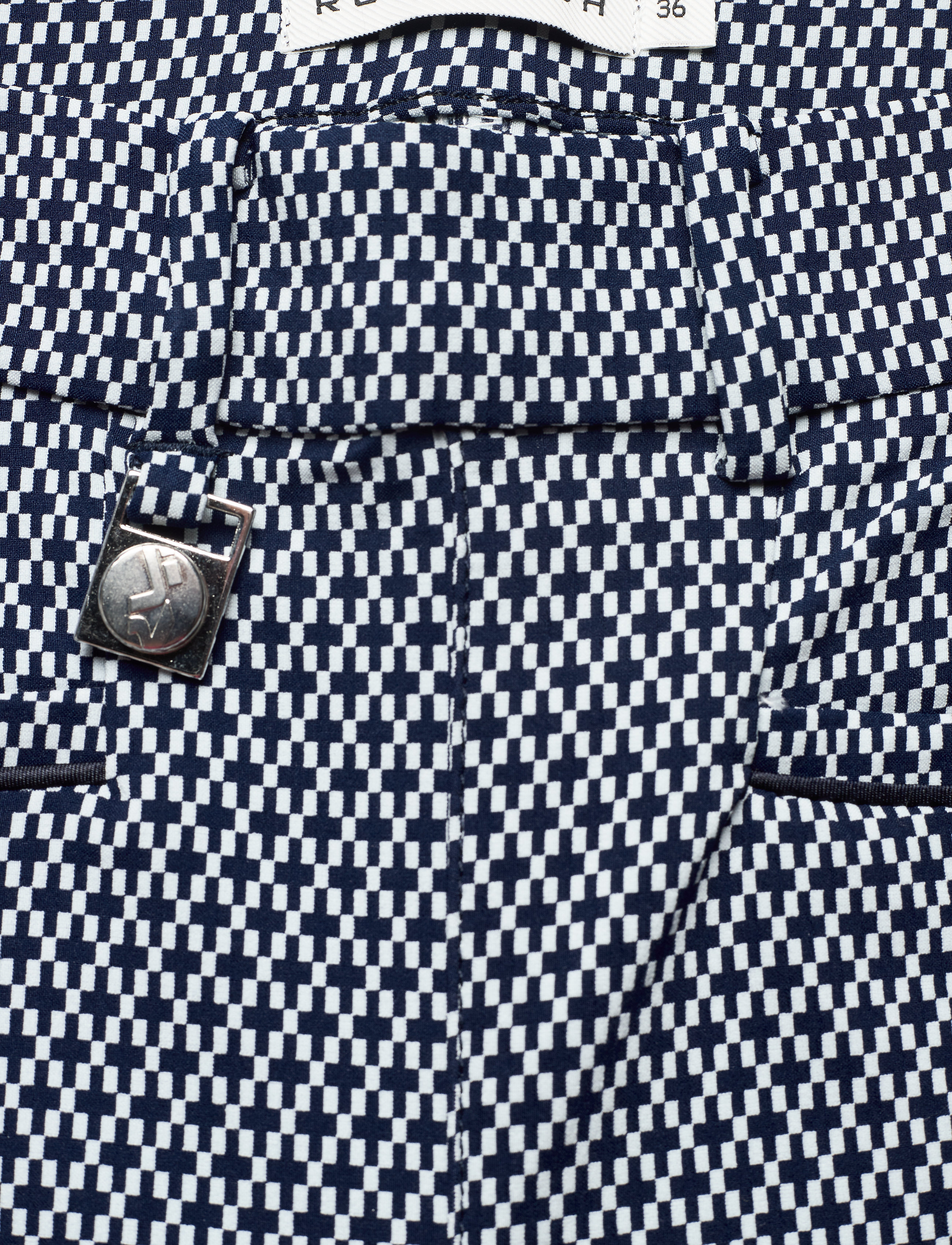 Röhnisch - Smooth Pants - navy/fog check - 3