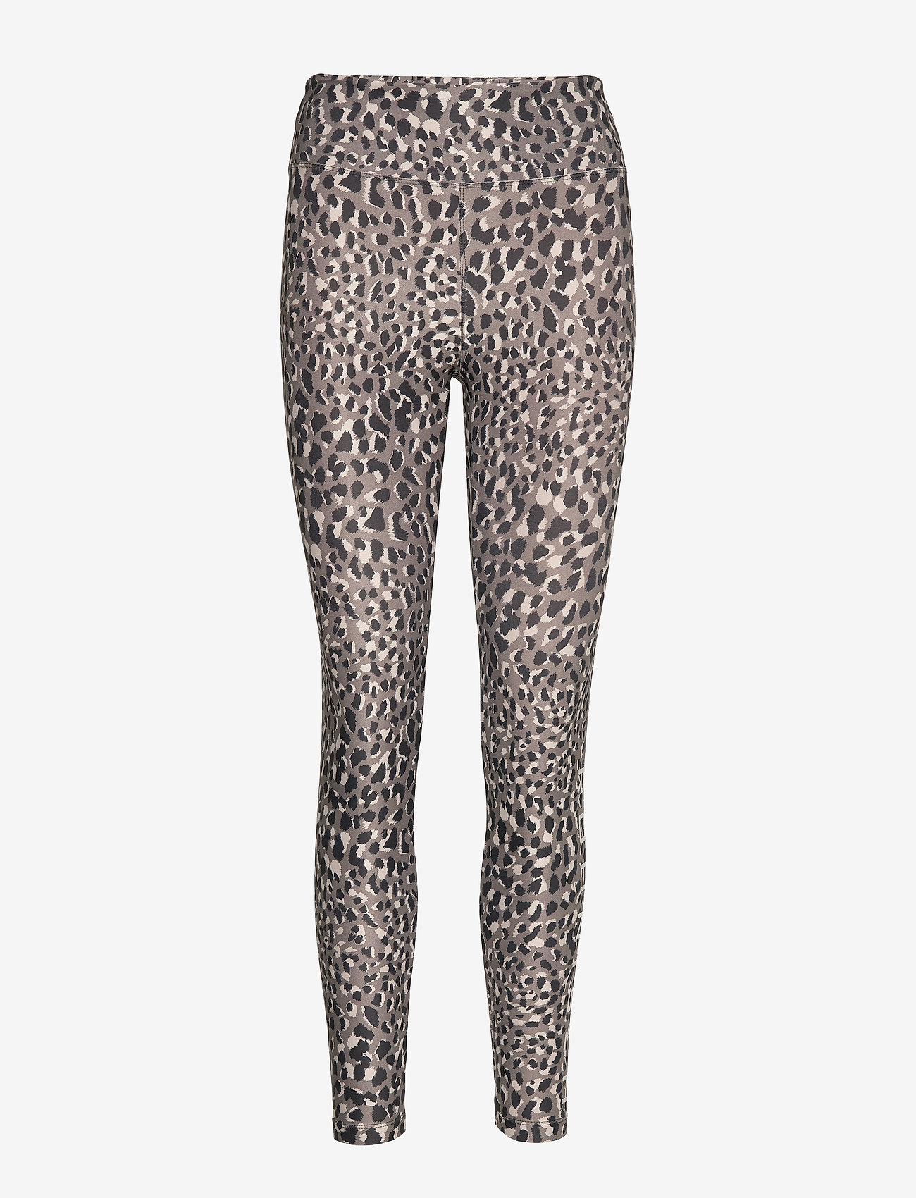 Flattering Printed Tights - GREIGE SPOT