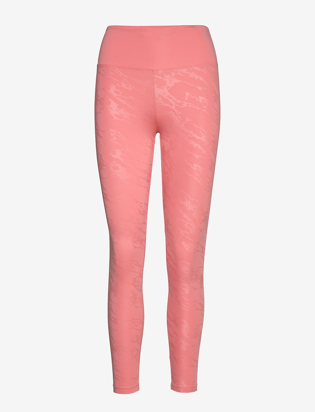 Gloss Effect Tights - EMBOSSED PEACH STREAM