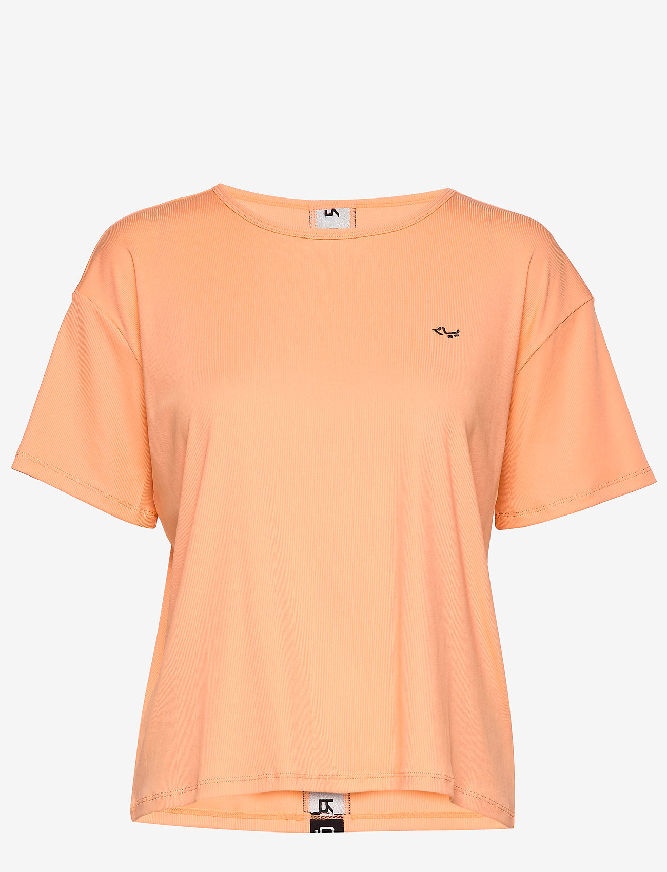 Röhnisch - Logo Ribbed Tee - cantaloupe - 0