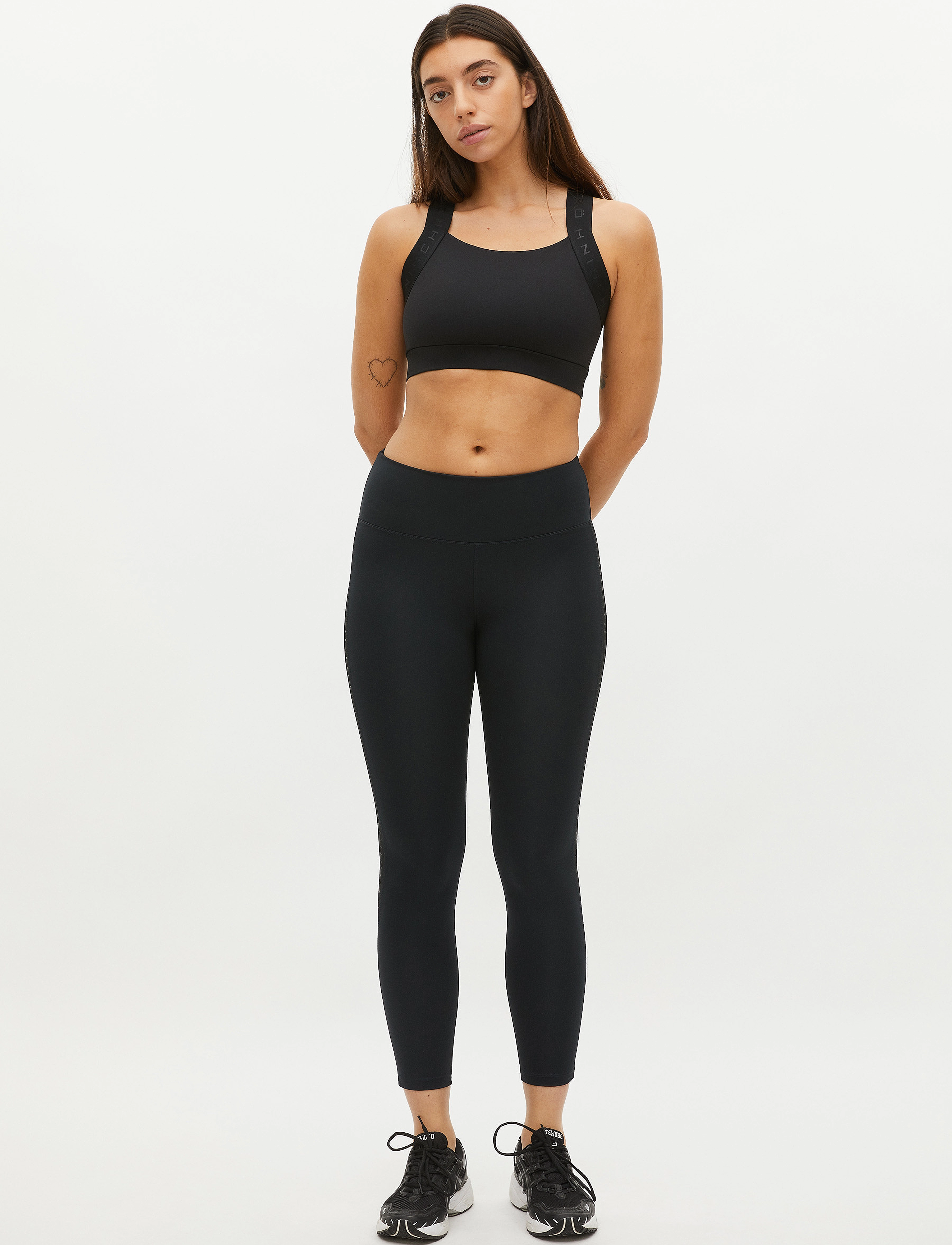 Röhnisch Kay High Waist Tights, XS, Sport, Schwarz - Running-training Frauen