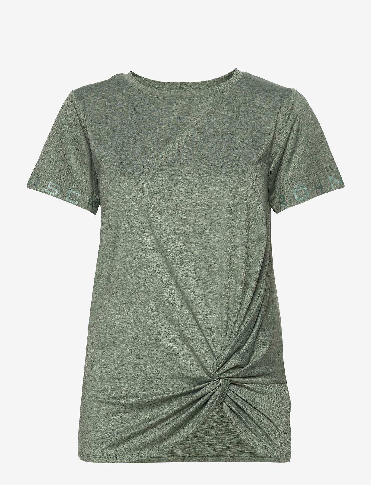 Röhnisch - Jolie Knot Tee - forest melange - 0
