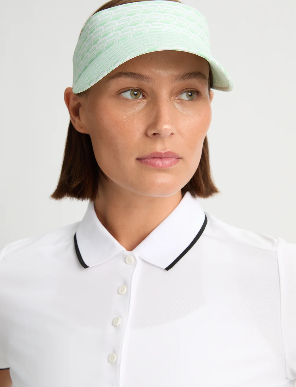 Röhnisch - Logo Sun Visor - kappen - monogram green ash - 0