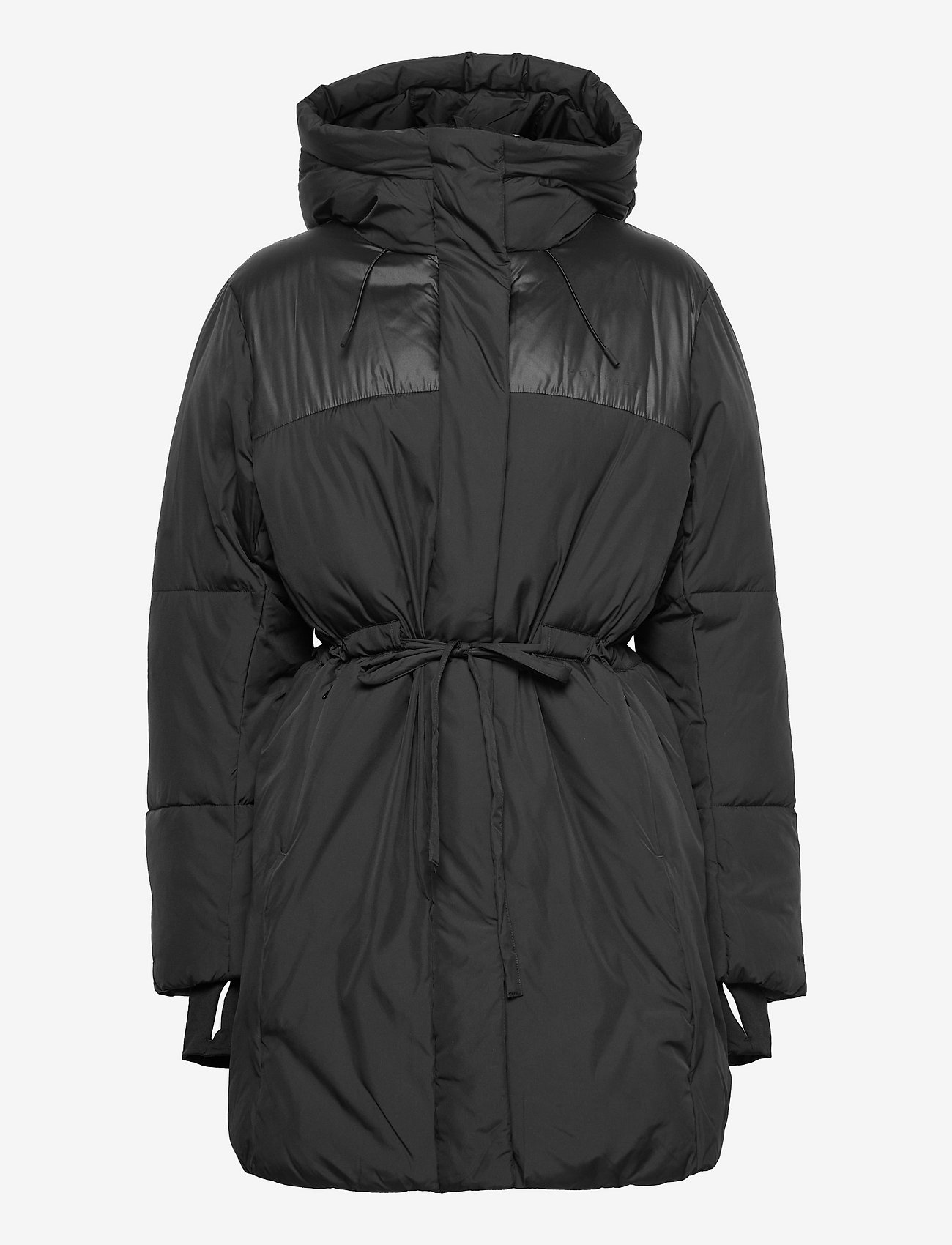 Röhnisch - Glacier Belt Coat - padded coats - black - 0