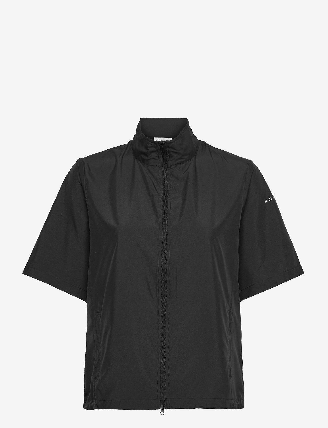 Röhnisch - Packable wind half sleeve - t-shirts - black - 0