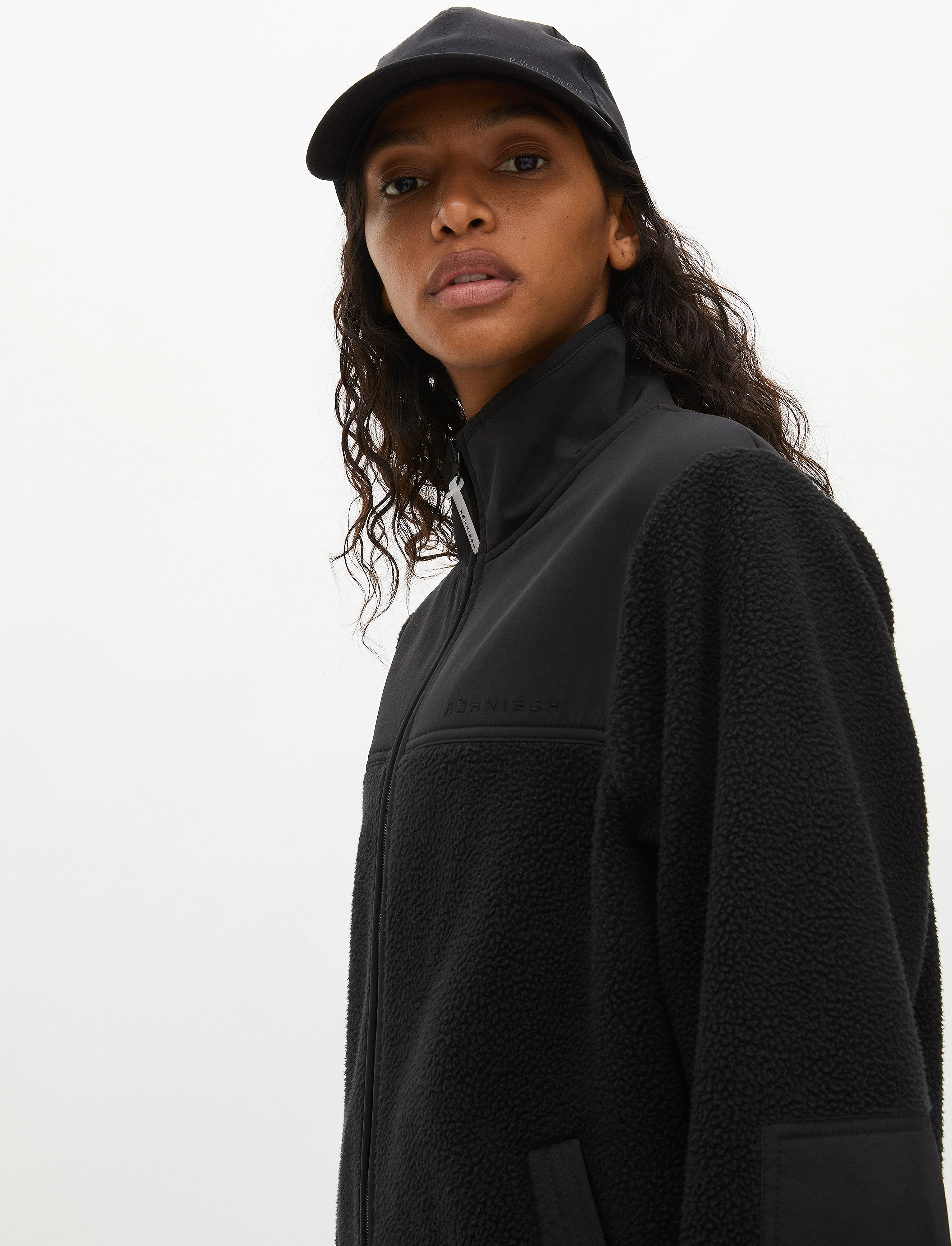 Röhnisch - Phoebe Pile Jacket - Överdelar - black - 3