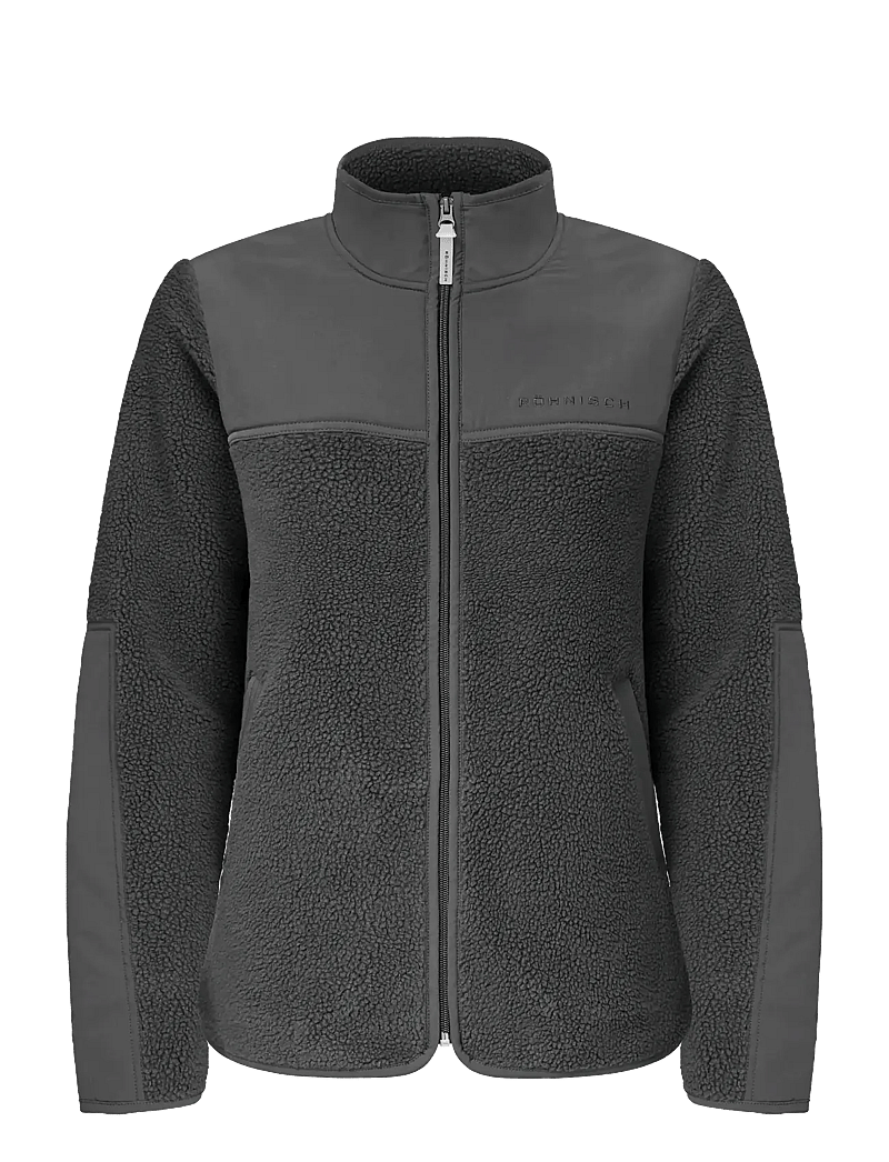 Röhnisch - Phoebe Pile Jacket - oberteile - dark shadow - 1