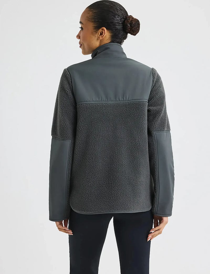 Röhnisch - Phoebe Pile Jacket - oberteile - dark shadow - 2
