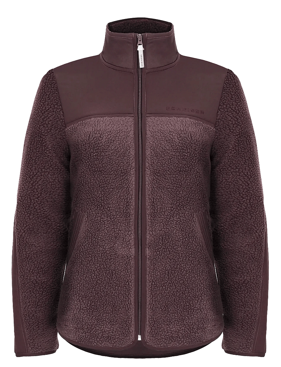 Röhnisch - Phoebe Pile Jacket - oberteile - huckleberry - 1