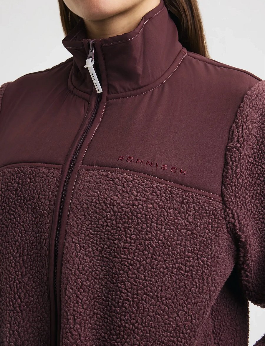 Röhnisch - Phoebe Pile Jacket - Överdelar - huckleberry - 3
