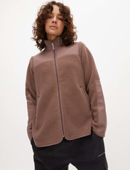 Röhnisch - Phoebe Pile Jacket - mid layer jackets - iron - 1