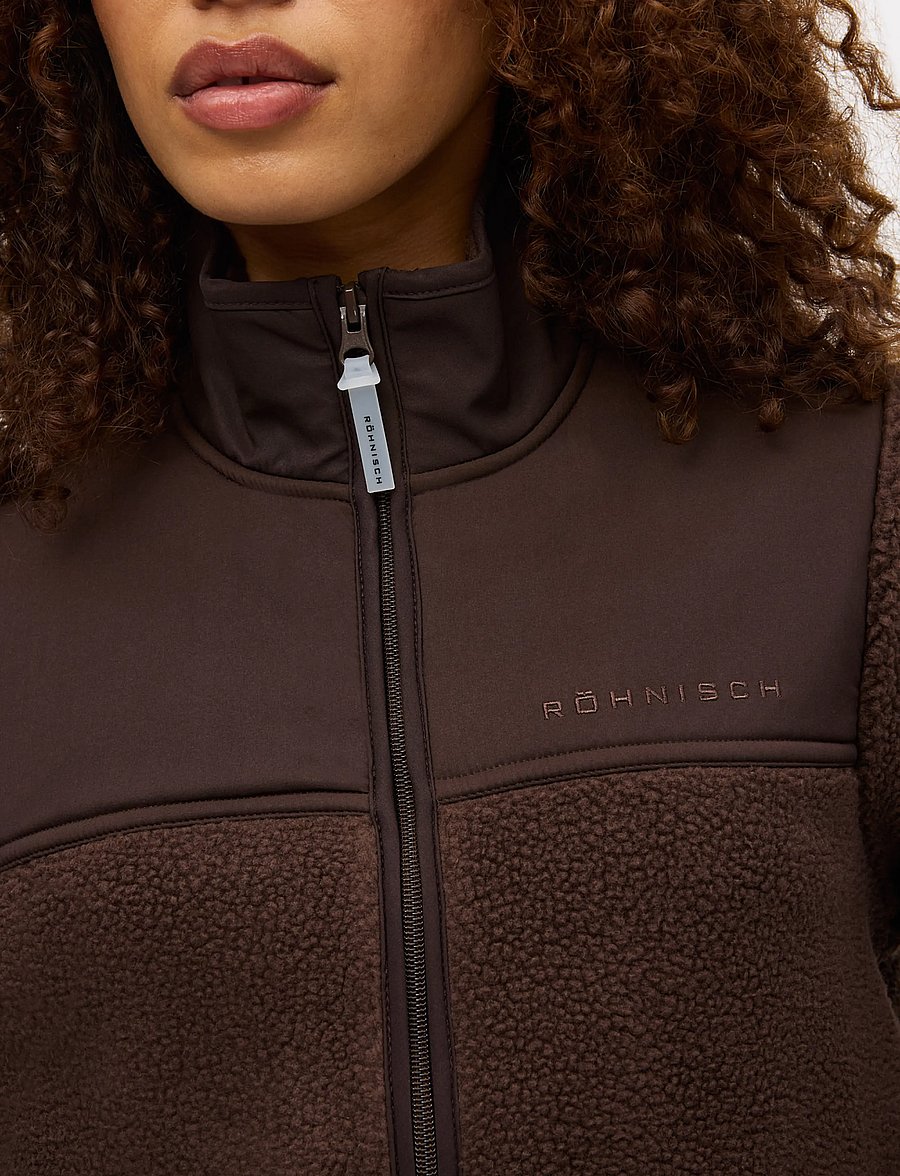 Röhnisch - Phoebe Pile Jacket - Överdelar - java - 2