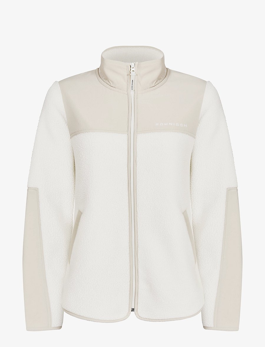 Röhnisch - Phoebe Pile Jacket - oberteile - peyote beige - 1
