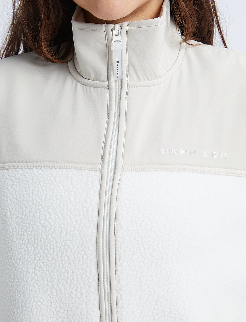 Röhnisch - Phoebe Pile Jacket - fleece & mellanlager - peyote beige - 2