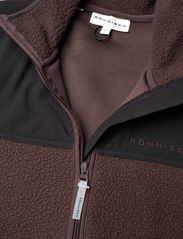 Röhnisch - Phoebe Pile Jacket - mid layer jackets - seal brown - 2