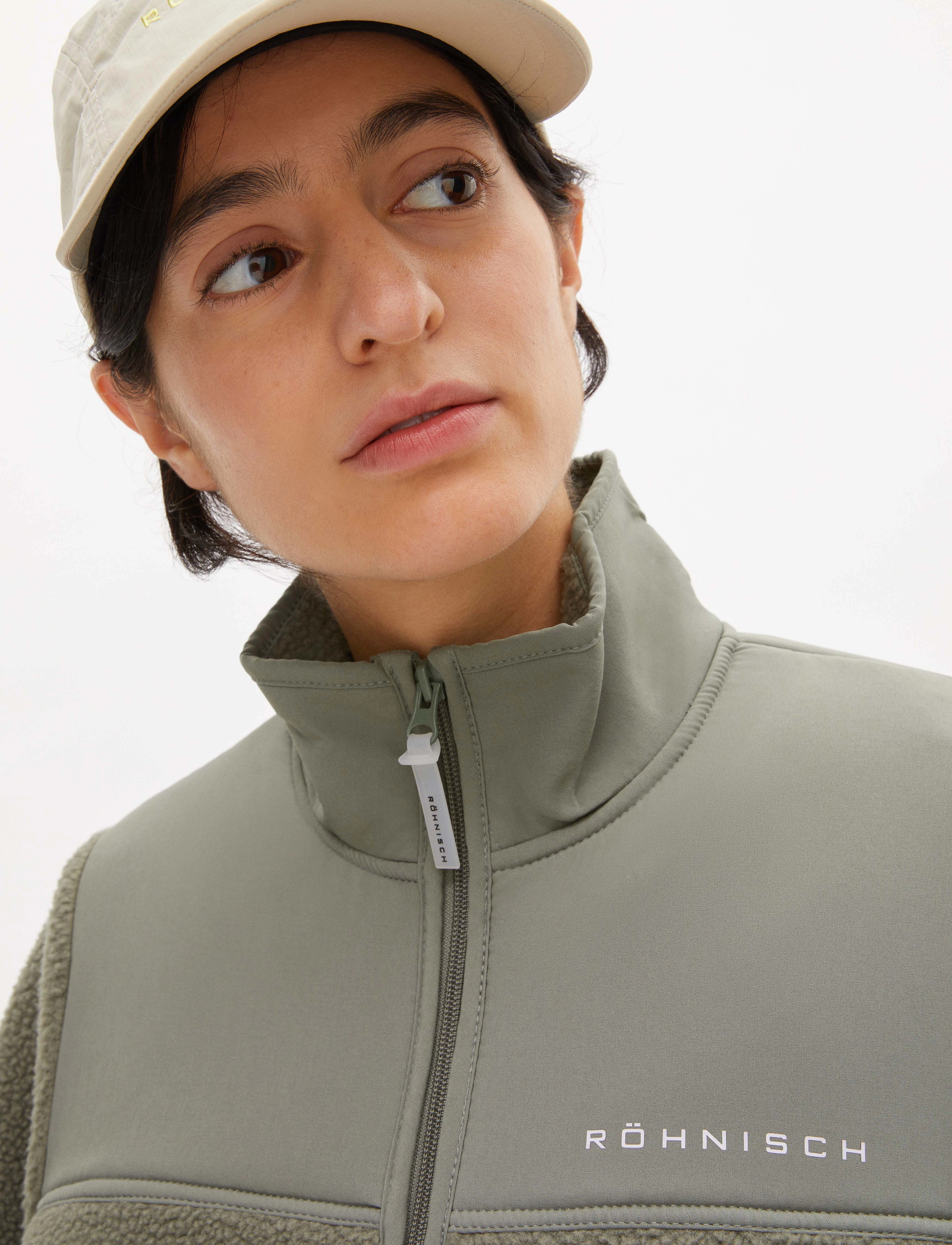 Röhnisch - Phoebe Pile Jacket - midlayer-jakker - vetiver green - 3