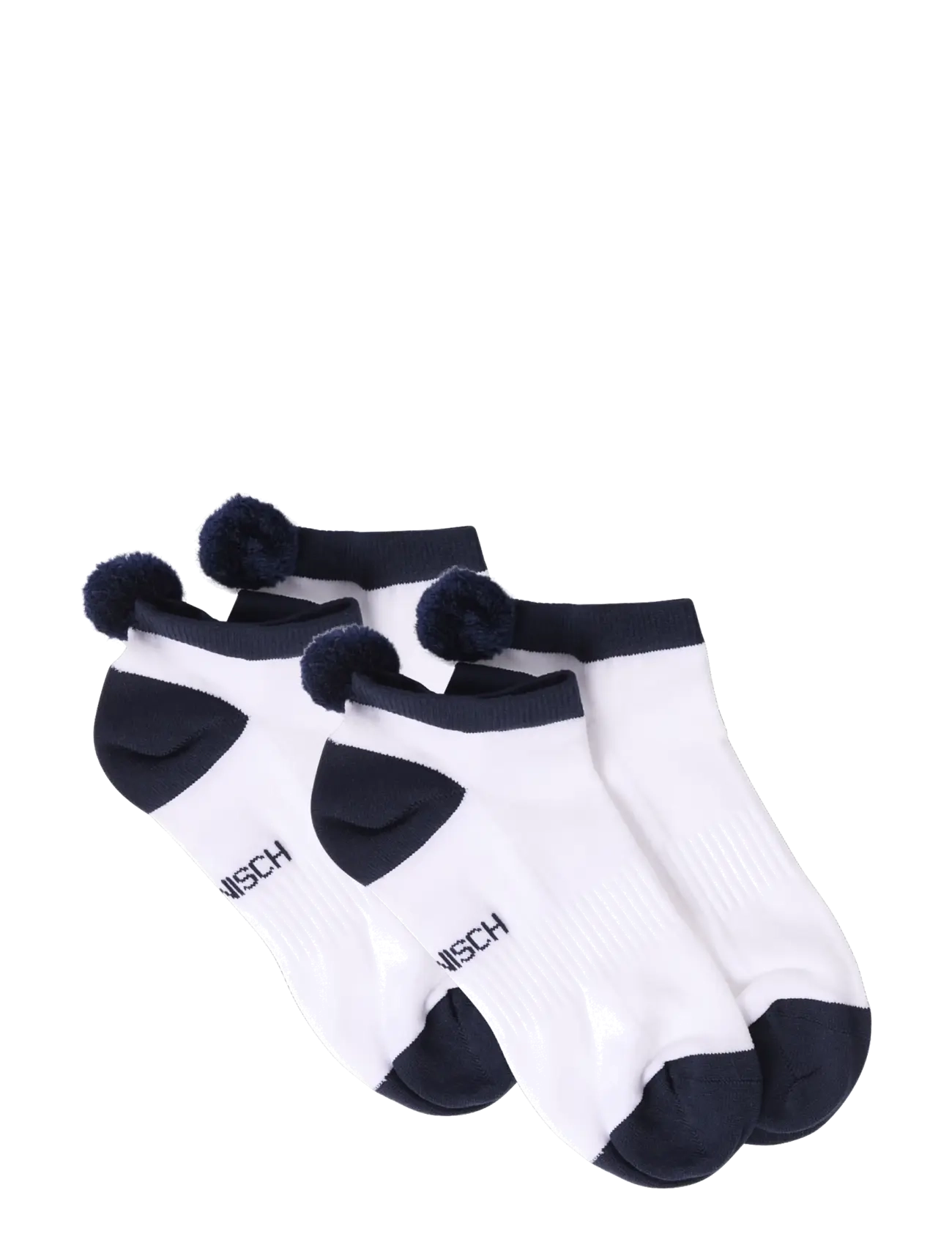 Röhnisch 2-pack Functional Pompom Socks - Strumpor - NAVY / white