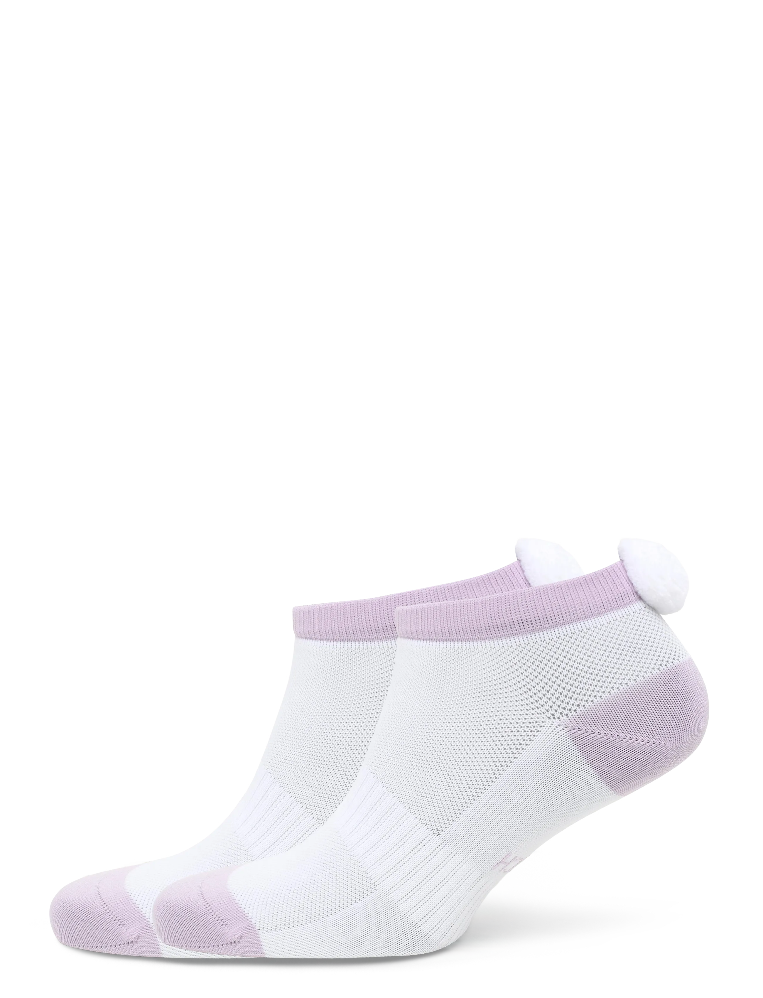 Röhnisch 2-pack Functional Pompom Socks - Röhnisch - ORCHID BLOOM / white