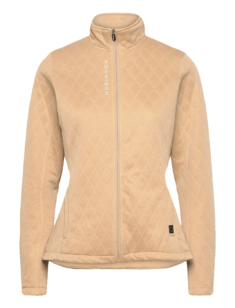 Röhnisch - Leah wind cardigan - fleece & mellanlager - beige sand - 1