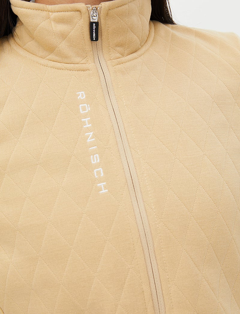 Röhnisch - Leah wind cardigan - fleece & mellanlager - beige sand - 4