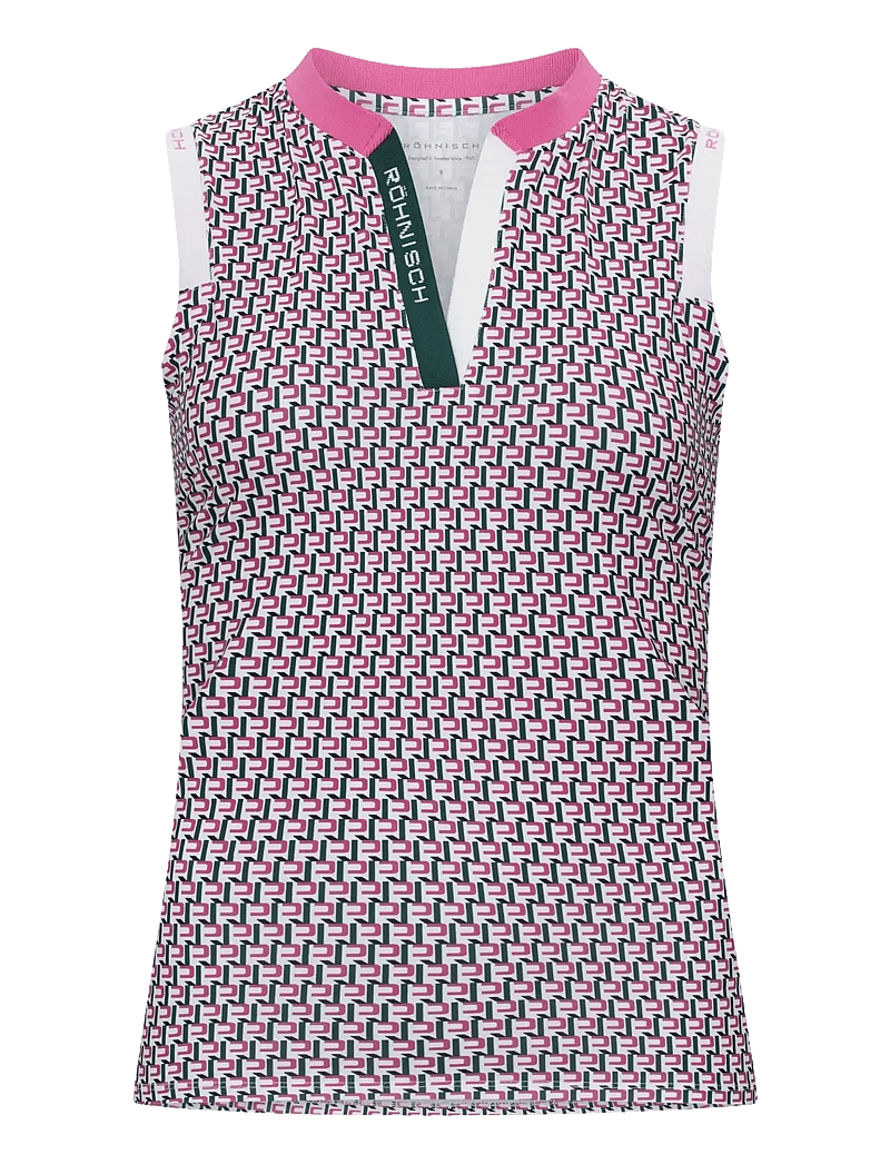 Röhnisch - Abby Sleeveless Top - tank tops - logo rose - 1