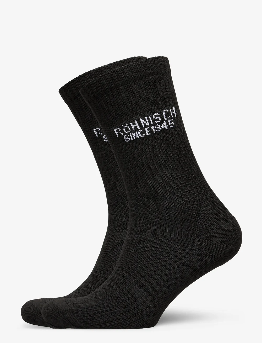 Röhnisch - 2-pack Logo Socks - kläder - black - 0