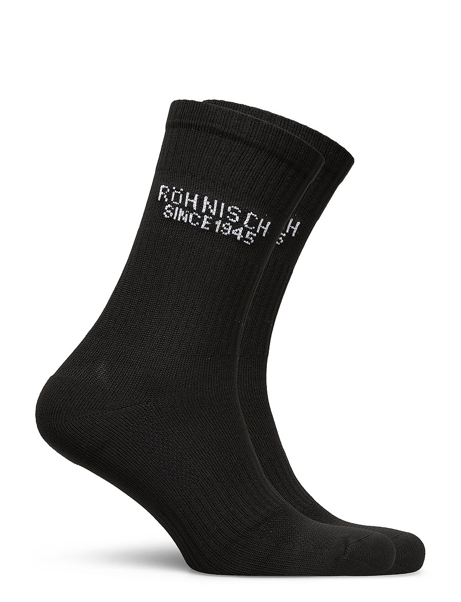 Röhnisch - 2-pack Logo Socks - strümpfe - black - 1