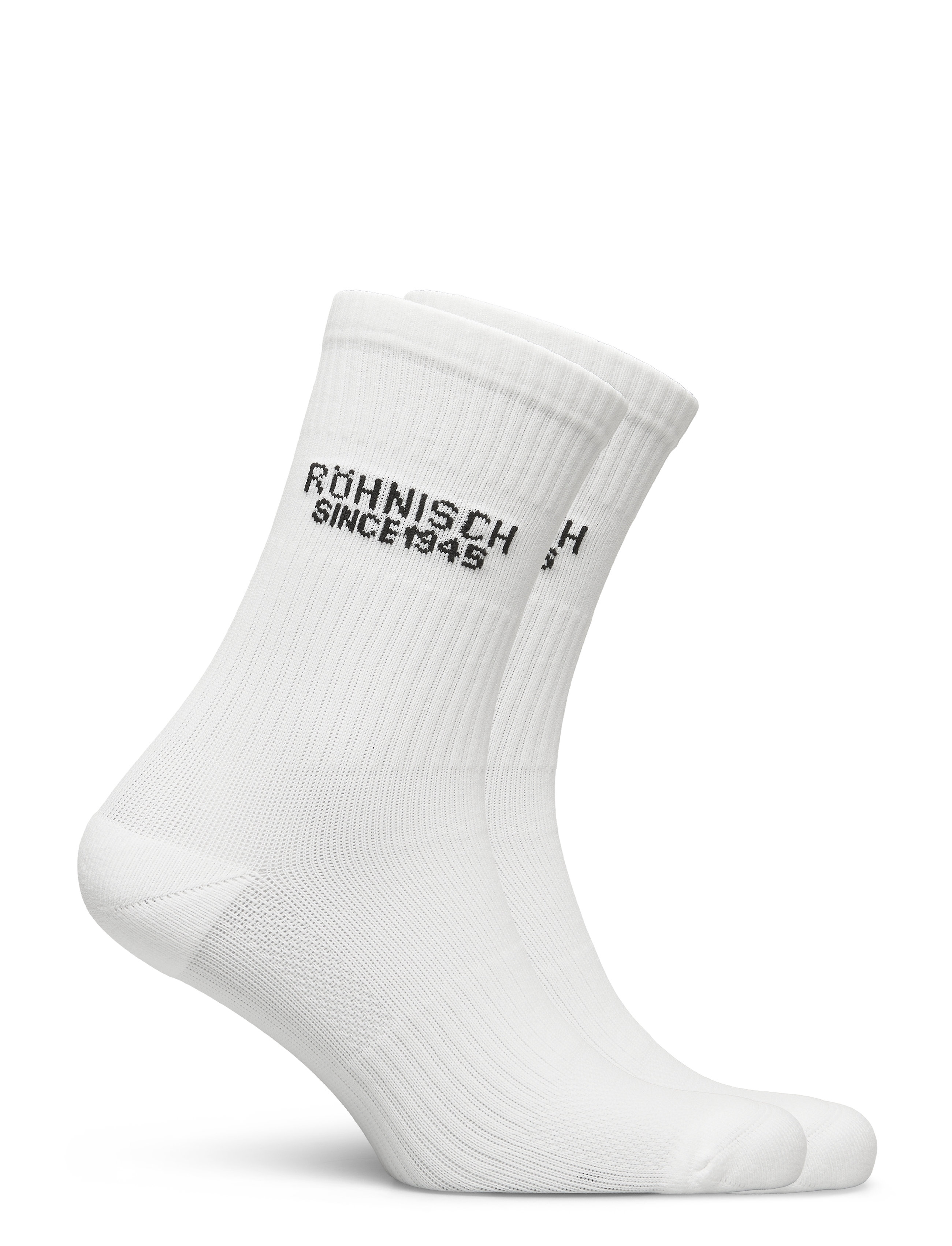 Röhnisch - 2-pack Logo Socks - madalaimad hinnad - white - 1