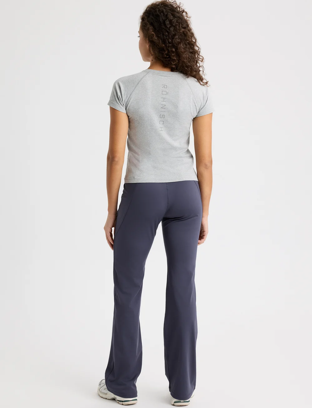 Röhnisch - Flattering High Waist Pants - trainingshosen - dk grey plum - 3