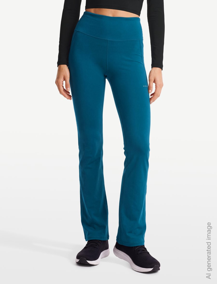 Röhnisch - Flattering High Waist Pants - trainingshosen - legion blue - 3