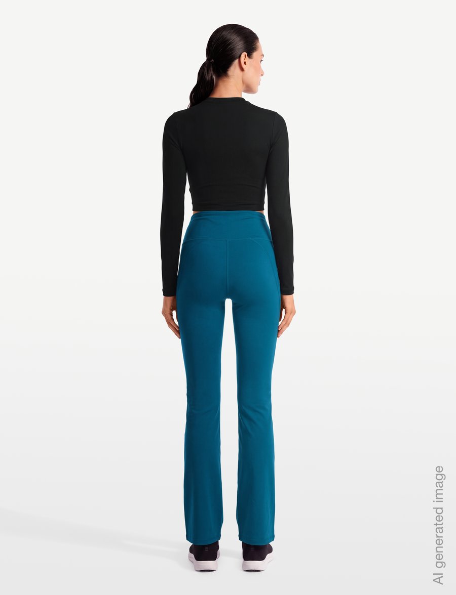 Röhnisch - Flattering High Waist Pants - trainingshosen - legion blue - 4