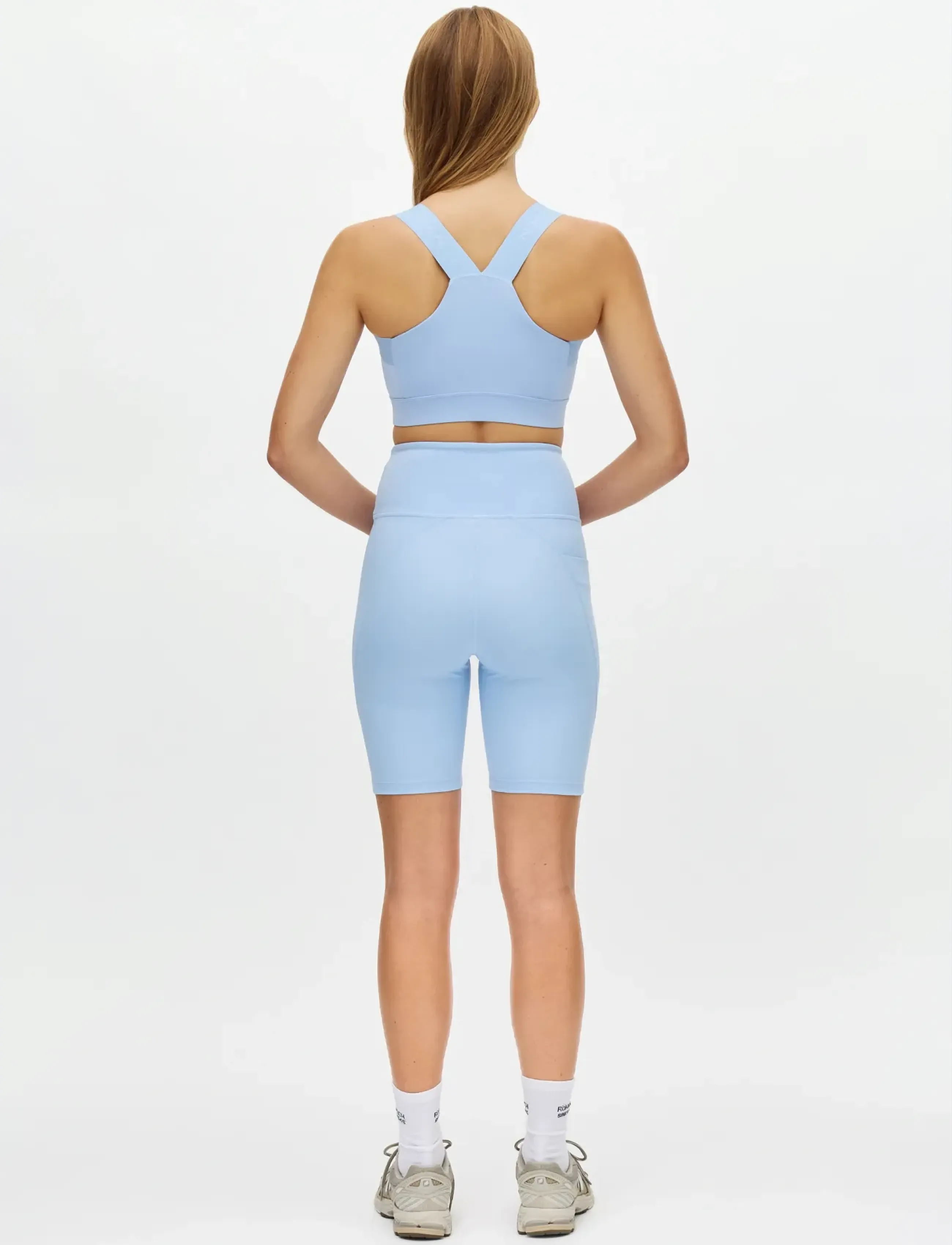 Röhnisch - Flattering High Waist Bike Tights - 1/2 længde - chambray blue - 5