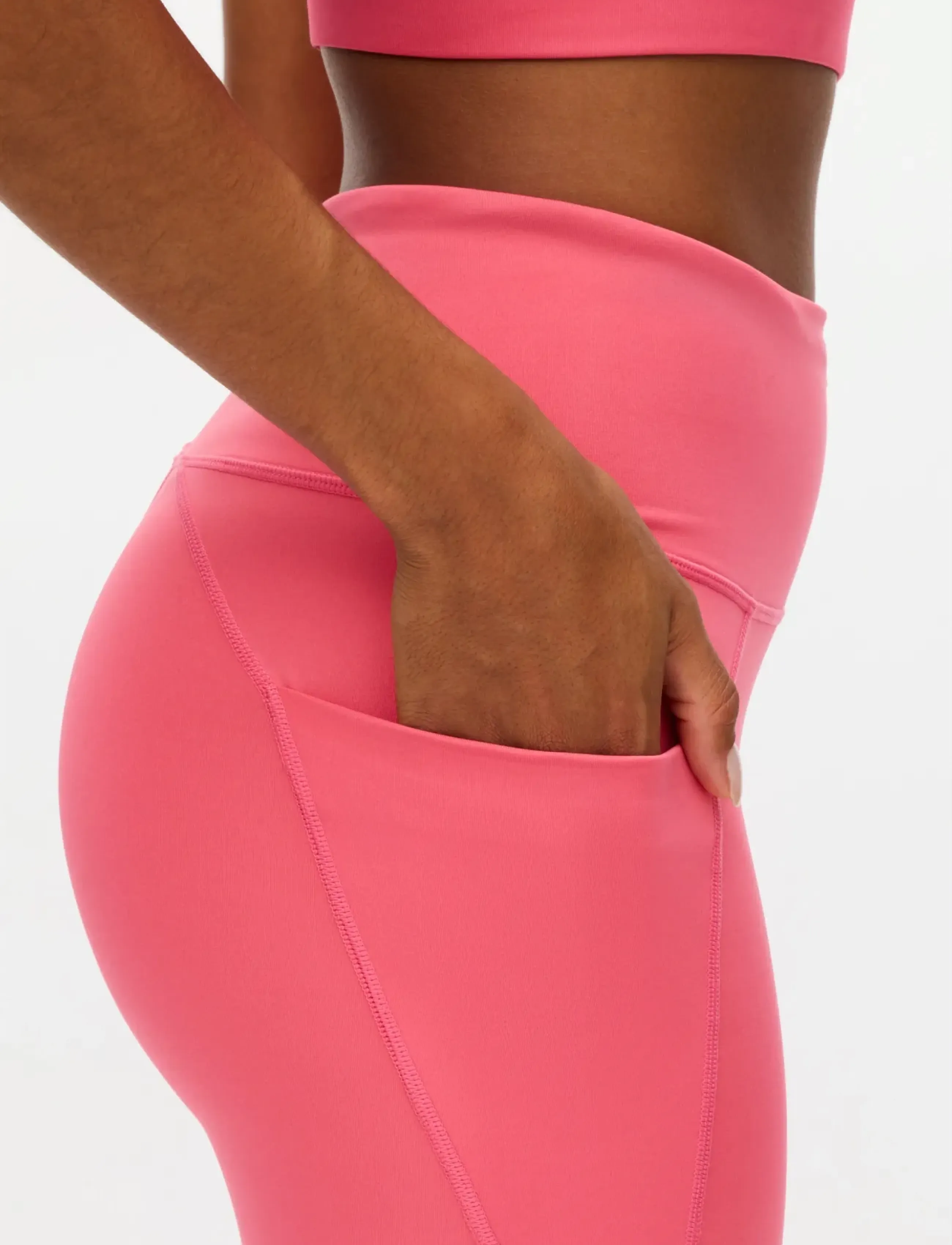 Röhnisch - Flattering High Waist Bike Tights - 1/2 länge - fruit dove - 4