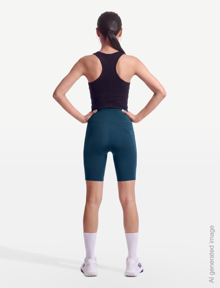 Röhnisch - Flattering High Waist Bike Tights - 1/2 länge - legion blue - 4