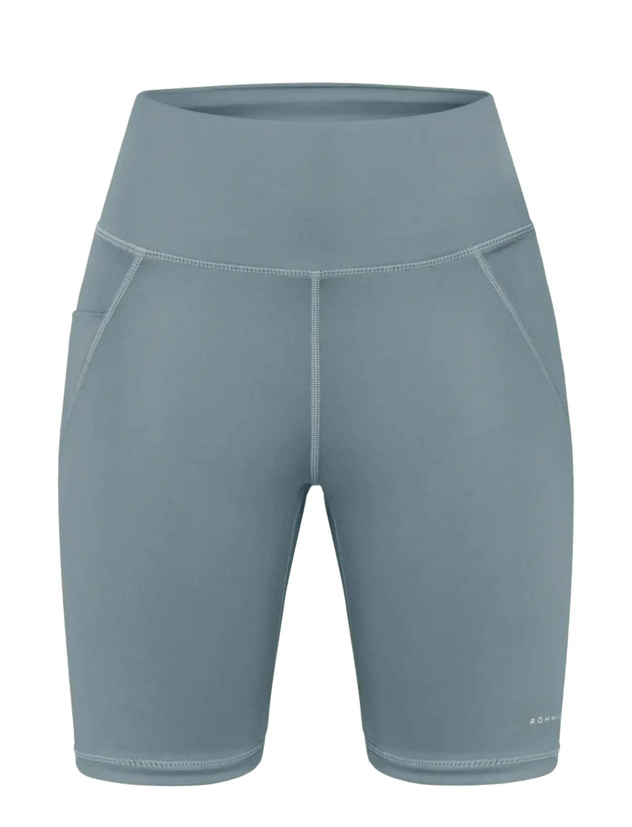 Flattering High Waist Bike Tights - STORMY SEA