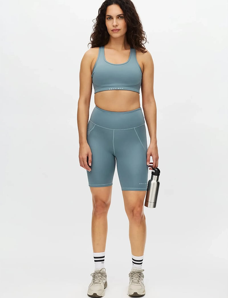 Röhnisch - Flattering High Waist Bike Tights - cykelshorts - stormy sea - 0