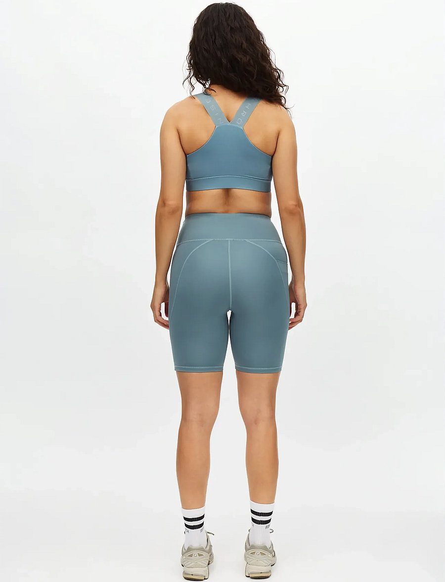 Röhnisch - Flattering High Waist Bike Tights - 1/2 länge - stormy sea - 4