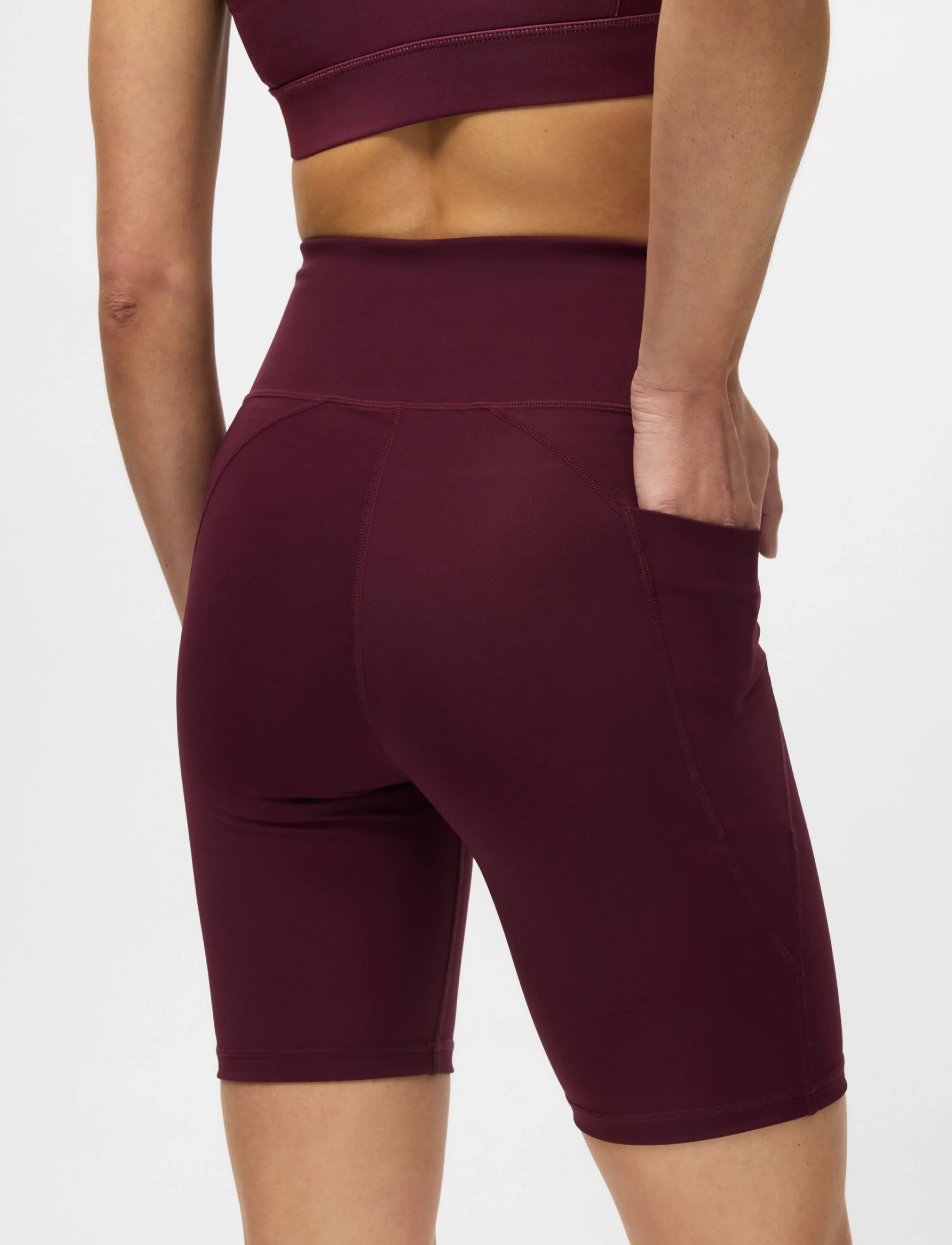 Röhnisch - Flattering High Waist Bike Tights - lühikesed püksid - winetasting - 3