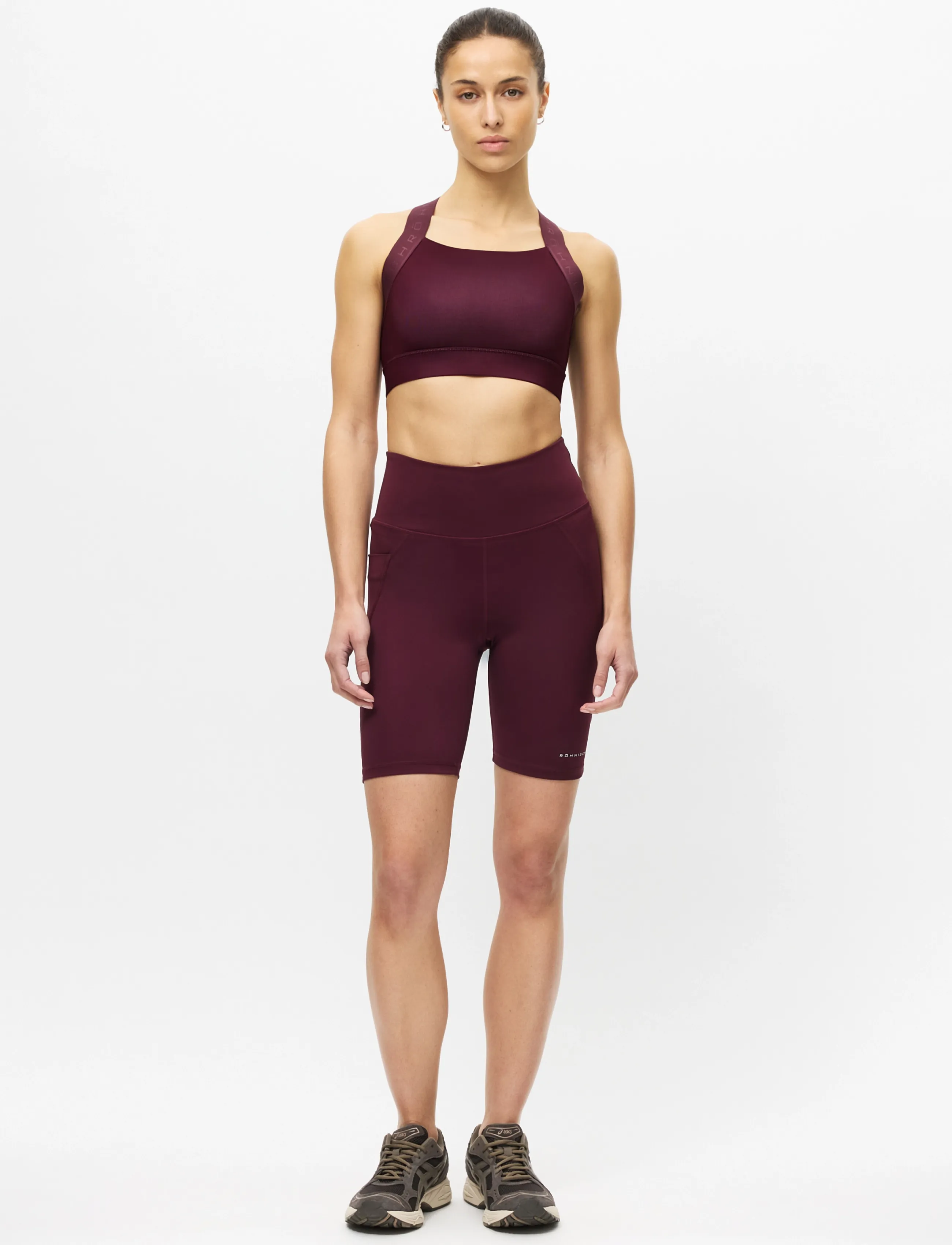 Röhnisch - Flattering High Waist Bike Tights - lühikesed püksid - winetasting - 4
