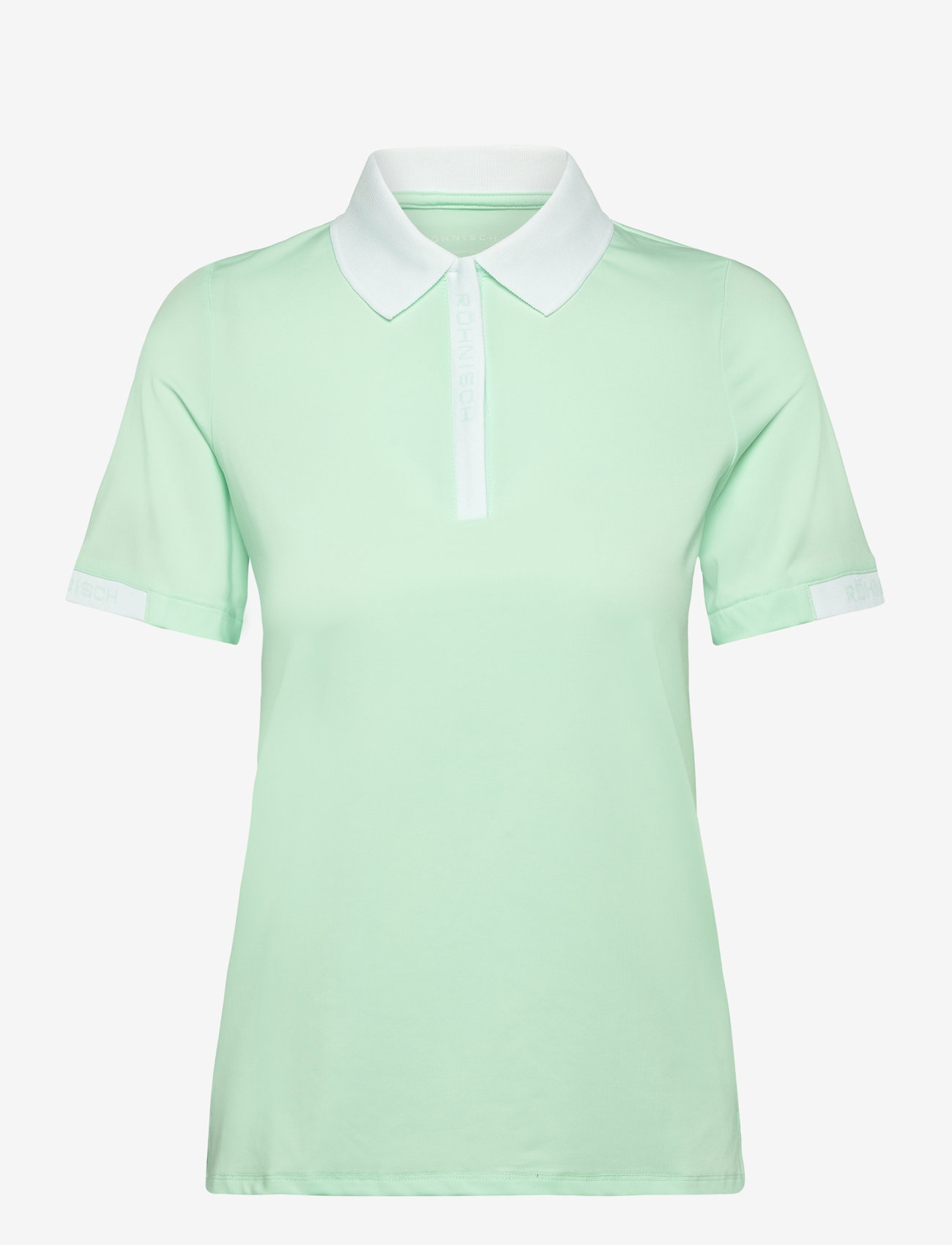 Röhnisch - Abby Poloshirt - poloer - bleached aqua - 0