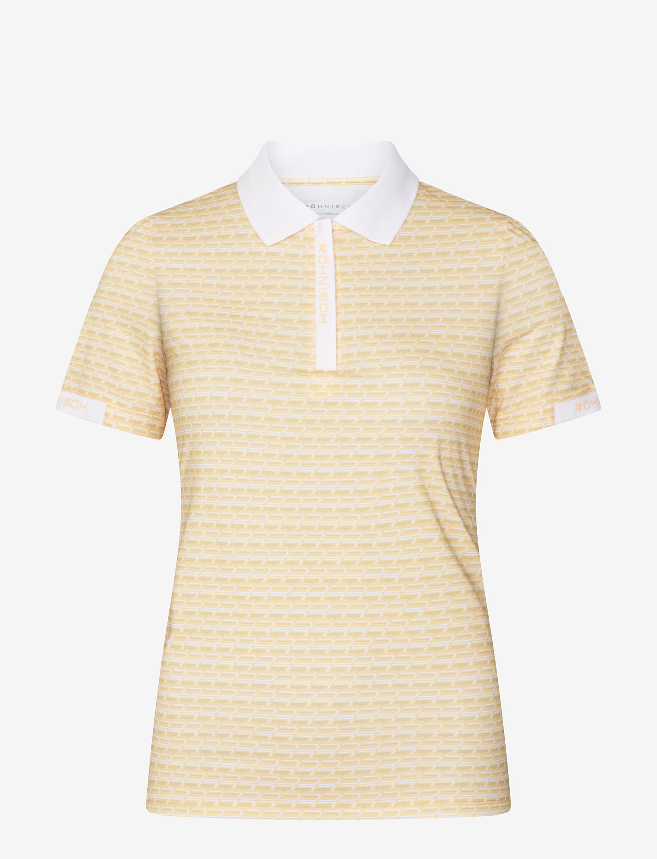 Röhnisch - Abby Poloshirt - polos - monogram peach - 1