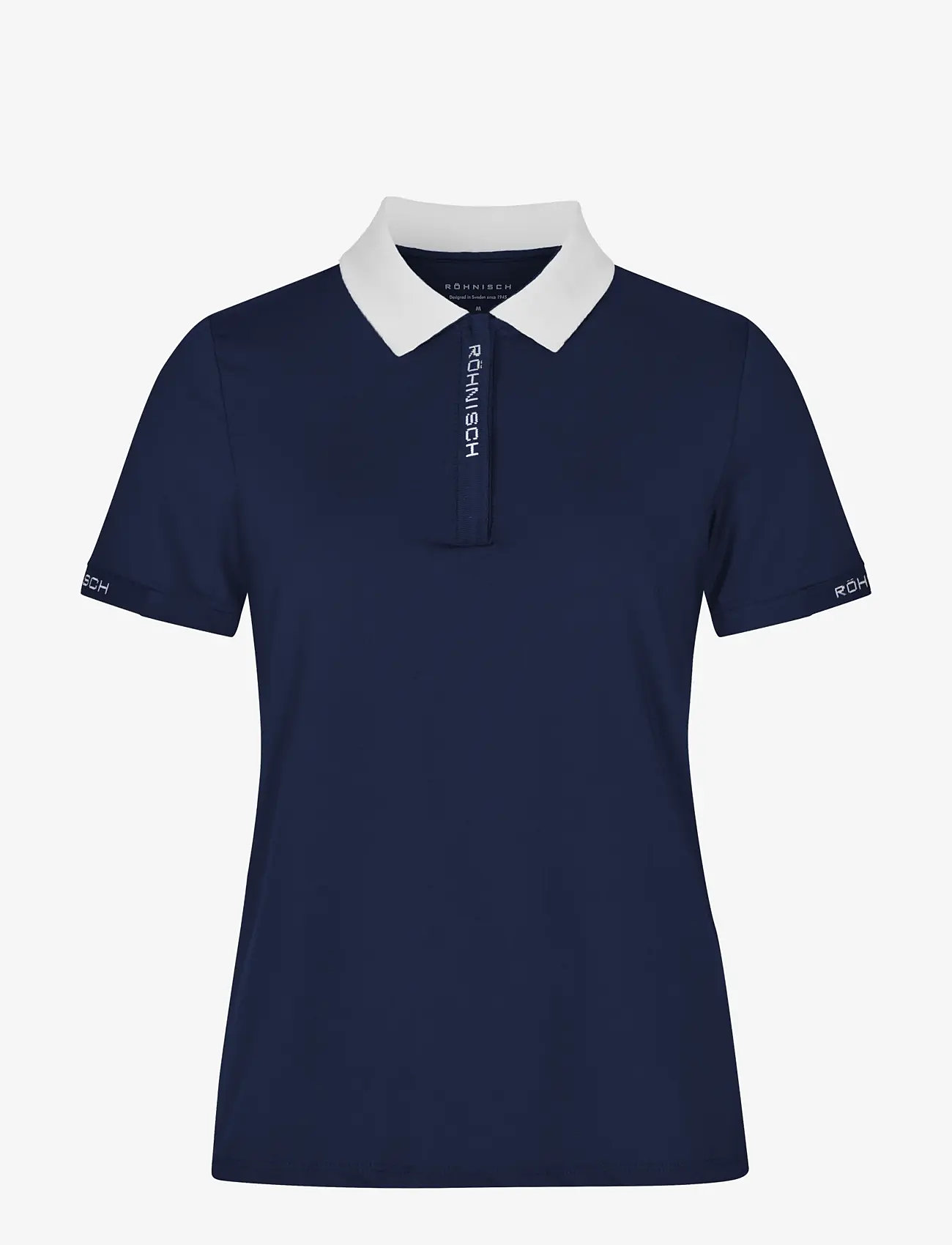 Röhnisch - Abby Poloshirt - toppe & t-shirts - navy - 1