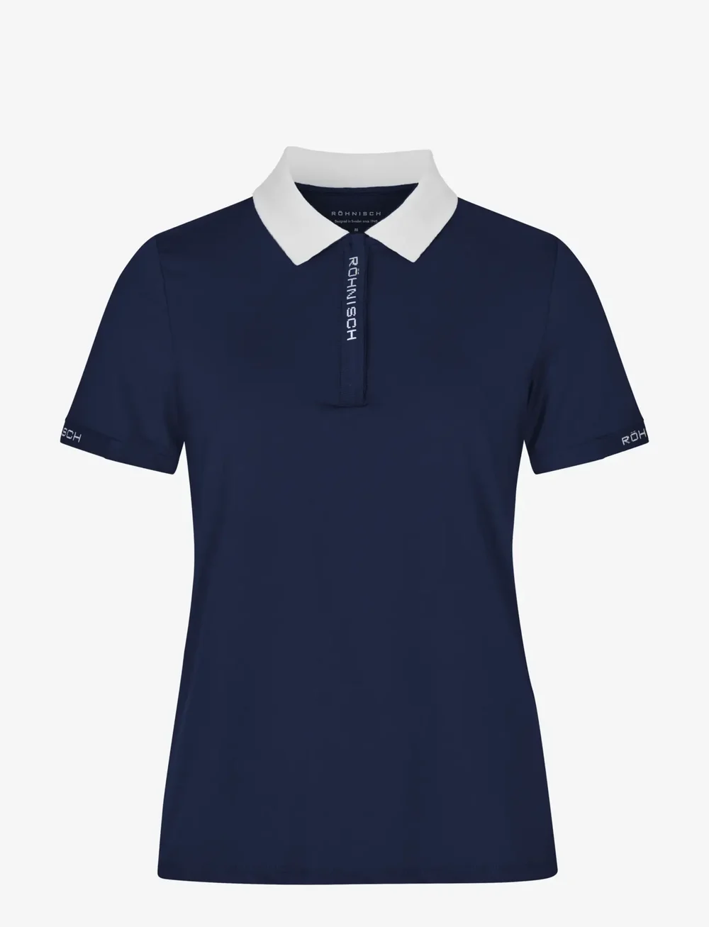 Röhnisch - Abby Poloshirt - toppe & t-shirts - navy - 1