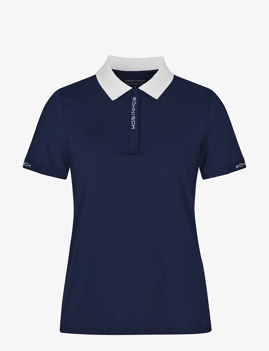 Röhnisch - Abby Poloshirt - oberteile & t-shirts - navy - 1