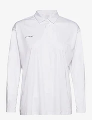 Röhnisch - Corinne Long sleeve Poloshirt - polosärgid - white - 0