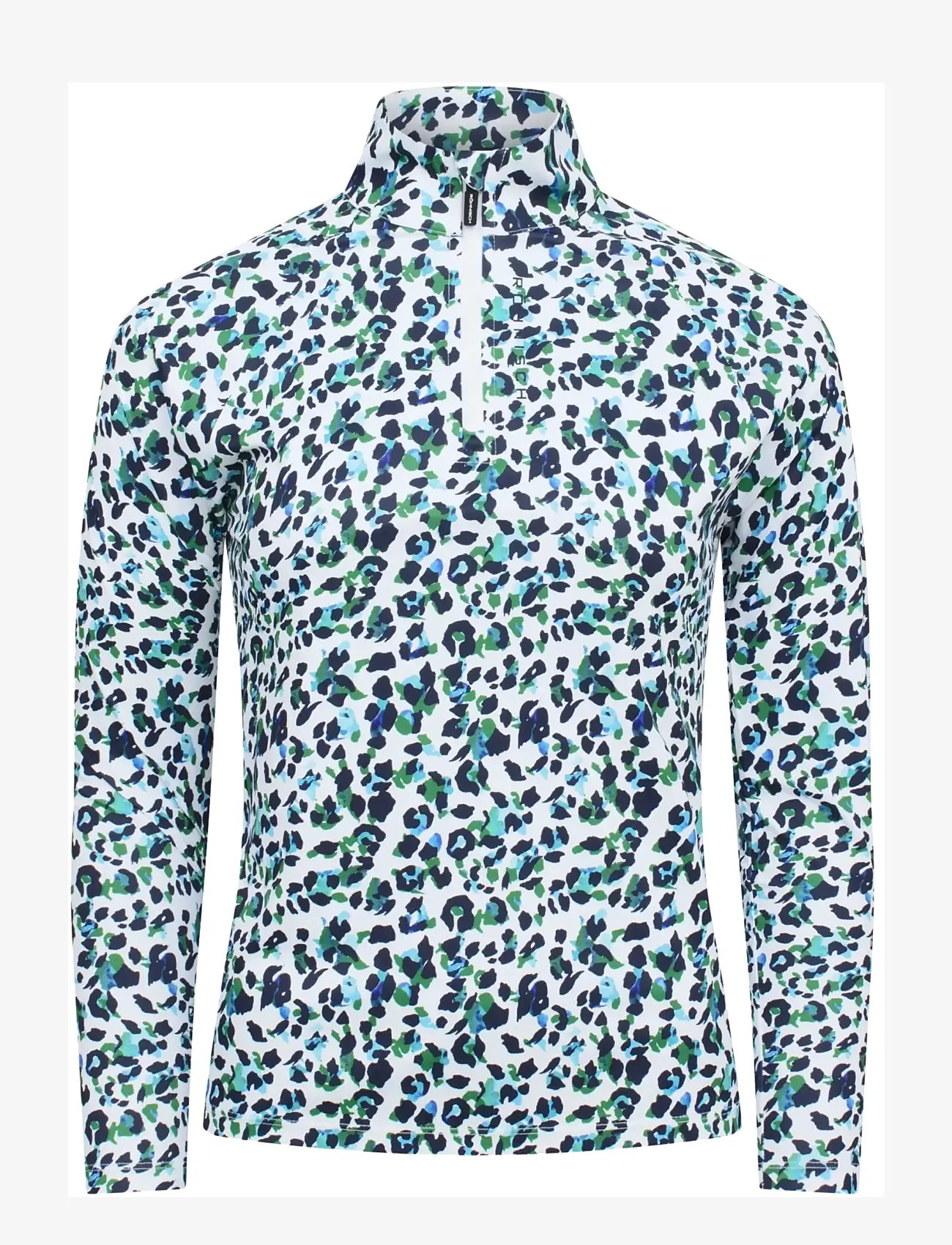 Röhnisch - Addy Long Sleeve - longsleeved tops - leo blue/green - 1